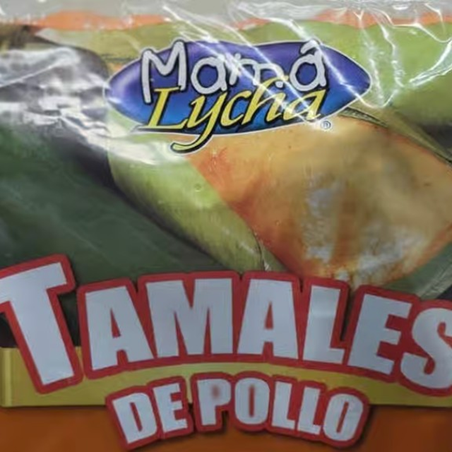 Docena de Tamales de Pollo Congelados / Dozen Frozen Chicken Tamales.