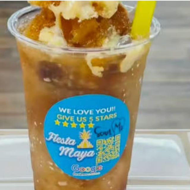 Raspas o Granizada Natural Grande / Large Natural Shaved Ice.