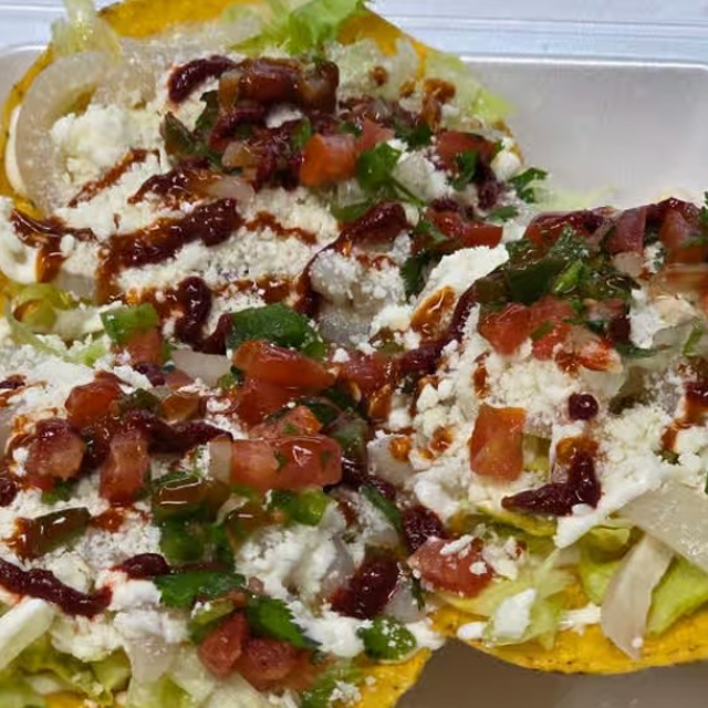 Tostadas de Cueritos / Pork Skin Tostadas.